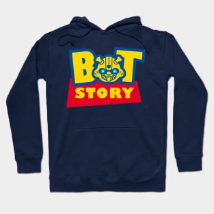 Cool Warrior Robots Mecha Movie Mashup Logo Hoodie